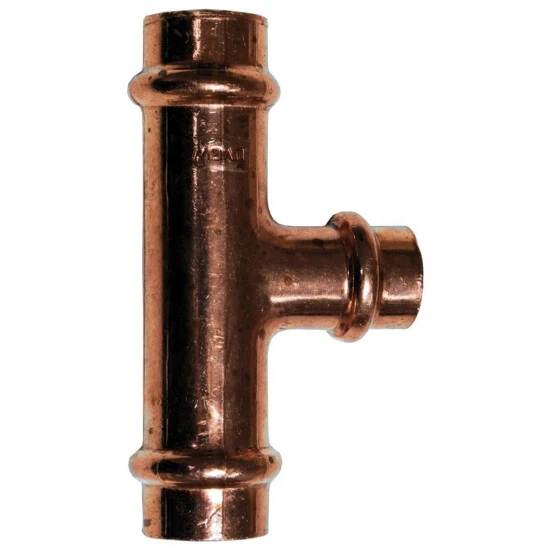 CORNAT Press-T-Stück, Kupfer 1 CORNAT Press-T-Stück, Kupfer