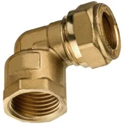 WELLWATER Winkelverschraubung, Messing, Innengewinde: 1/2"