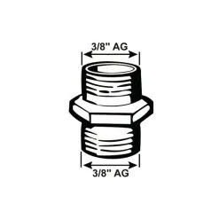 CORNAT Doppelnippel, Messing 5 CORNAT Doppelnippel, Messing -Sanitärinstallation Verkäufe unnamed file 3636