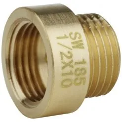 WELLWATER Hahnverlängerung, Messing, Innengewinde: 1/2"