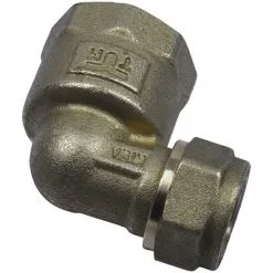 WELLWATER Winkelverschraubung, Messing, Innengewinde: 1/2"