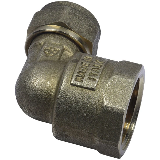 WELLWATER Winkelverschraubung, Messing, Innengewinde: 1/2" 3 WELLWATER Winkelverschraubung, Messing, Innengewinde: 1/2" – Bild 3