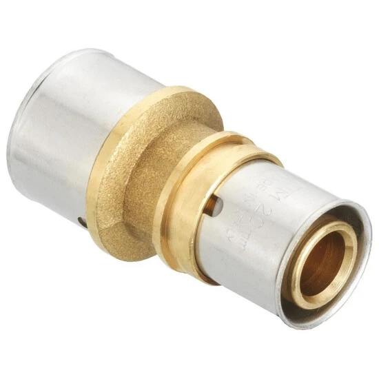 CORNAT Presskupplung »komplett«, Messing/Edelstahl 1 CORNAT Presskupplung »komplett«, Messing/Edelstahl