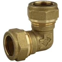 WELLWATER Klemmring-Winkel, Messing