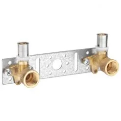 CORNAT Montageeinheit, Edelstahl/Messing, Silberfarben/goldfarben, 1/2"