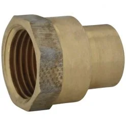 SANITOP-WINGENROTH Übergangsmuffe, Rotguss, Innengewinde: 1/2"