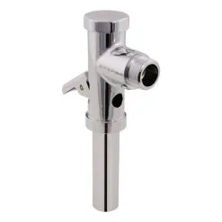 SCHELL Druckspüler, Silberfarben, Messing, Für WC-Spülung