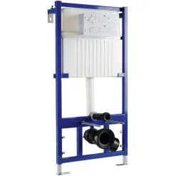 SANITOP-WINGENROTH Vorwandelement »Sense«, BxHxT: 550 X 1000 X 115 Mm, Blau/weiß