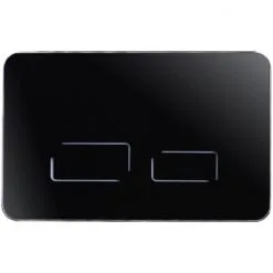 SANITOP-WINGENROTH Betätigungsplatte »Sense«, Schwarz