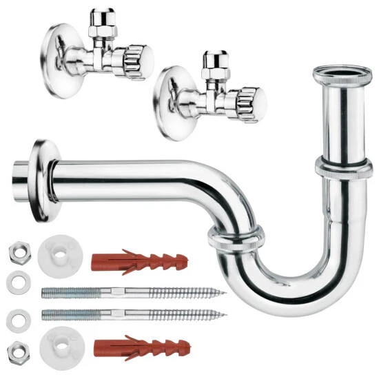 WELLWATER Waschtischbefestigung, Messing/Kunststoff, 1 1/4" 1 WELLWATER Waschtischbefestigung, Messing/Kunststoff, 1 1/4"