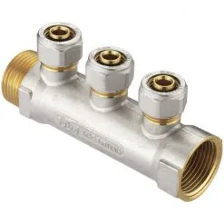 CORNAT Verteiler, Messing, Innengewinde: 1"