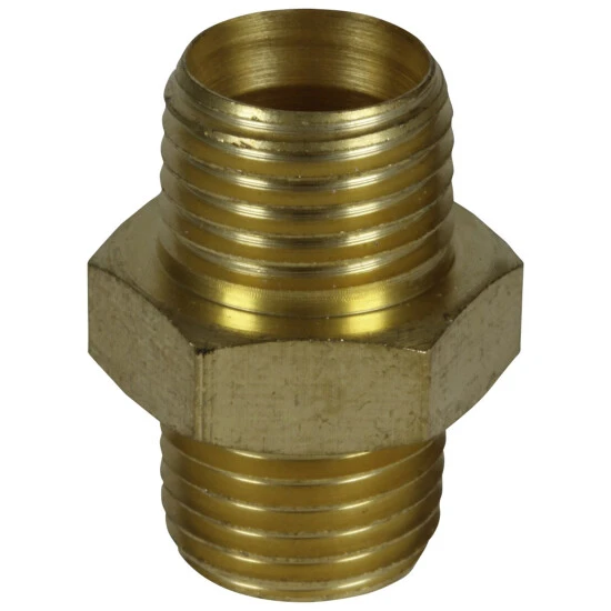 EINHELL Doppelnippel, Metall, Goldfarben, 1/4" 1 EINHELL Doppelnippel, Metall, Goldfarben, 1/4"