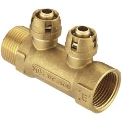 CORNAT Verteiler, 1", Messing