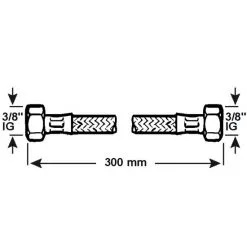 CORNAT Verbindungsschlauch, Länge: M, 10 Bar (max.), Edelstahl 3 CORNAT Verbindungsschlauch, Länge: M, 10 Bar (max.), Edelstahl -Sanitärinstallation Verkäufe unnamed file 480