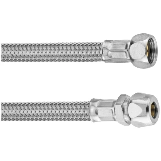 CORNAT Verbindungsschlauch, Länge: M, 10 Bar (max.), Edelstahl 1 CORNAT Verbindungsschlauch, Länge: M, 10 Bar (max.), Edelstahl