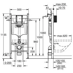 GROHE Vorwandelement »Solido«, BxH: 50 X 113,5 Cm, Weiß/blau 5 GROHE Vorwandelement »Solido«, BxH: 50 X 113,5 Cm, Weiß/blau -Sanitärinstallation Verkäufe unnamed file 5