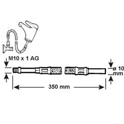 CORNAT Verbindungsschlauch, Länge: M, 10 Bar (max.), Edelstahl -Sanitärinstallation Verkäufe unnamed file 505