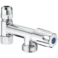 WELLWATER Anschlussventil, Messing, 3/8"