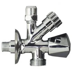 WELLWATER Eckventil, Messing, 3/4" / 1/2"