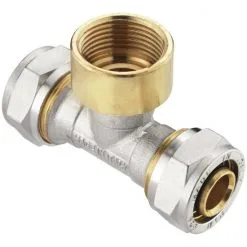 CORNAT T-Stück, Messing, Innengewinde: 1"