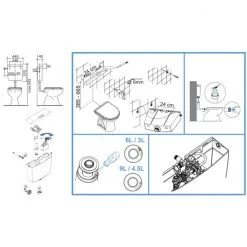 CORNAT Spülkasten, BxHxT: 455 X 370 X 140 Mm, Weiß 3 CORNAT Spülkasten, BxHxT: 455 X 370 X 140 Mm, Weiß -Sanitärinstallation Verkäufe unnamed file 551