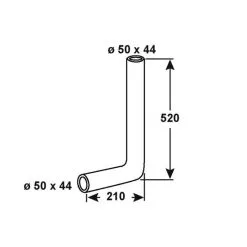 CORNAT Spülrohrbogen, Kunststoff, Kein Gewinde Vorhanden -Sanitärinstallation Verkäufe unnamed file 570