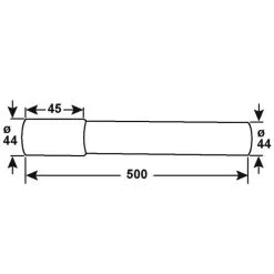 CORNAT Spühlrohr-Verlängerung, Kunststoff, Kein Gewinde Vorhanden -Sanitärinstallation Verkäufe unnamed file 572