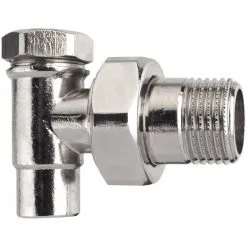 CORNAT Verschraubung, Messing, Silberfarben