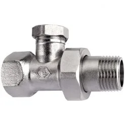 CORNAT Verschraubung, Messing, Silberfarben