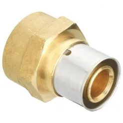 CORNAT Pressübergang »Übergang«, Messing/Edelstahl, Innengewinde: 1"