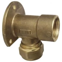 WELLWATER Deckenwinkel, Messing, Innengewinde: 1/2"