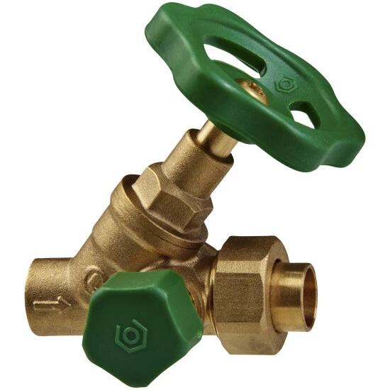 CORNAT Löt-Absperrventil, PressMessing 1 CORNAT Löt-Absperrventil, PressMessing