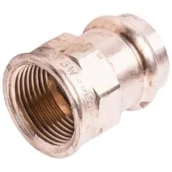 CORNAT Press-Übergangsmuffe, Rotguss, Innengewinde: 1"