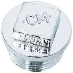 CORNAT Stopfen, Messing, Silberfarben