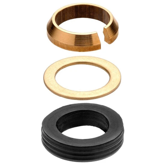WELLWATER Quetschdichtungssatz, Messing/Gummi 1 WELLWATER Quetschdichtungssatz, Messing/Gummi
