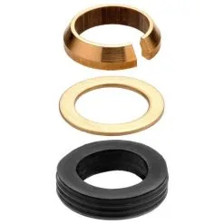 WELLWATER Quetschdichtungssatz, Messing/Gummi