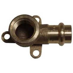 CORNAT Presswandscheibe, Rotguss, Innengewinde: 1/2"