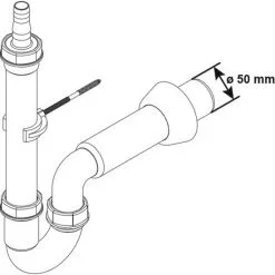 CORNAT Geruchsverschluss, Kunststoff, 1 1/2" -Sanitärinstallation Verkäufe unnamed file 81