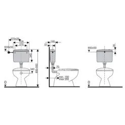 GO/ON! Spülkasten, BxH: 43,5 X 34,5 Cm, Weiß -Sanitärinstallation Verkäufe unnamed file 829