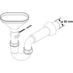CORNAT Röhrensiphon, Kunststoff, 1 1/2" -Sanitärinstallation Verkäufe unnamed file 88