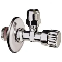 SANITOP-WINGENROTH Eckventil, 3/8", Messing